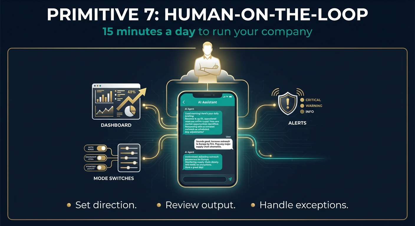 Human on the Loop